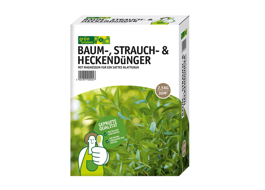 Grün erleben Baum-, Strauch & Heckendünger 