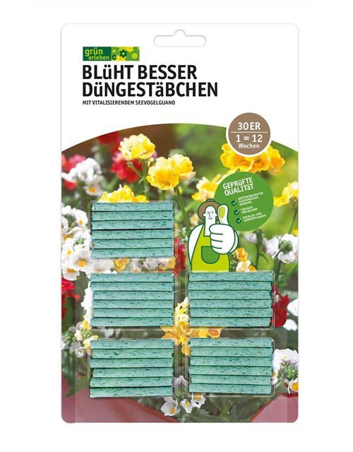 Grün erleben Blüht Besser Düngestäbchen 